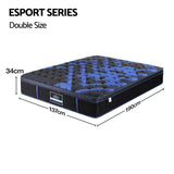 Giselle 34cm Double Hybrid Mattress with Cooling Gel Memory Foam and Edge Support