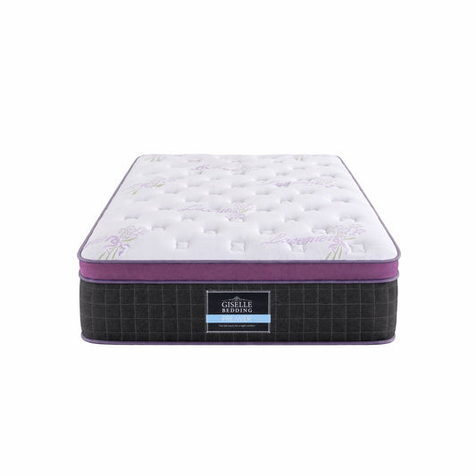 Giselle King Single Euro Top Mattress Firm Pocket Spring Edge Support