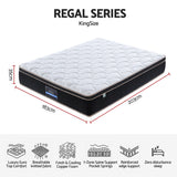 Giselle 35cm King Mattress Firm with Copper Memory Foam and Edge Support