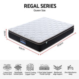 Giselle 35cm Queen Mattress Firm with Copper Memory Foam and Edge Support