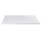 Giselle Bedding 8cm Memory Foam Mattress Topper 7-Zone Graphite Double