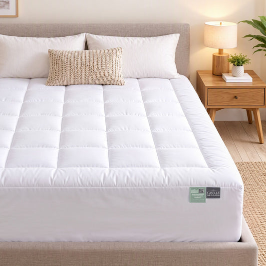 Giselle 5cm Queen Memory Foam Mattress Topper Pillow Top with Gel Foam