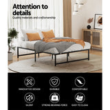 Artiss Bed Frame Double Size Metal Bed Frame TINO