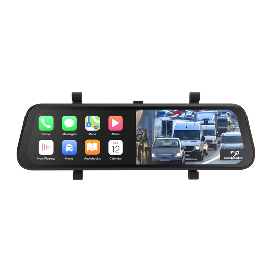 PARKMATE Smart 9.66” Touch Screen DVR Mirror and Reversing Camera Pack