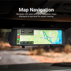 PARKMATE Smart 9.66” Touch Screen DVR Mirror and Reversing Camera Pack