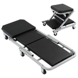 Giantz Garage Creeper 2-in-1 Mechanic Stool Rolling Automotive Z Creeper Seat