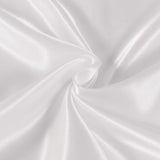 CLEVERPOLLY TWIN PACK SATIN PILLOWCASES WHITE