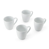 MIKASA CHALK 4PC PORCELAIN MUG SET 380ML