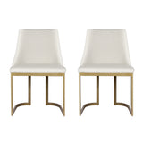 Artiss Dining Chairs Set of 2 Linen Fabric Frame Beige