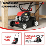 Giantz Petrol Lawn Mower 149cc 4 Stroke Hand Push 16in Grass Cutter Lawnmower