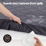 Giselle Water-Resistant Mattress Protector Microfiber 360Â° Fit King