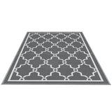 Gardeon Outdoor Rugs 152x244cm Large Carpet Reversible Area Mat PP Dual-Sided Patio Rug Maroc