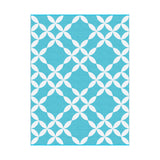 Gardeon Outdoor Rugs 274x366cm Large Carpet Reversible Area Mat PP Dual-Sided Patio Rug Light Blue