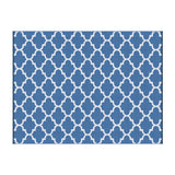 Gardeon Outdoor Rugs 274x366cm Large Carpet Reversible Area Mat PP Dual-Sided Patio Rug Blue