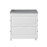 Gardeon 159L Outdoor Storage Box Stackable Cupboard Camping Organizer Wheels