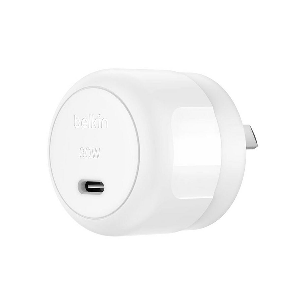 BELKIN Boost Charge Compact 30W USB-C (PD 3.1) Wall Charger - White (WCA008auWH)