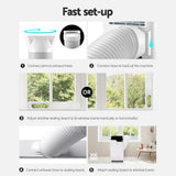 Devanti Portable Air Conditioner Dehumidifier Fan 12000BTU