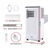 Devanti Portable Air Conditioner 5000 BTU 3-in-1 with Remote Control