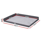 i.Pet Pet Bed Plush Soft Cushion Egg Crate Large Sofa Platform Removable Washable
