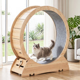i.Pet Wooden Cat Exercise Wheel 91cm Indoor Cat Treadmill Large