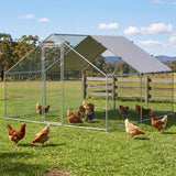 i.Pet Chicken Coop Rabbit Hutch Outdoor Run Walk in Hen Cage Ferret House 3x3x2m