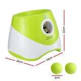 i.Pet Dog Ball Launcher Thrower with 6 Balls & 3/6/9m Launch Distances Green