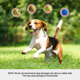 i.Pet Dog Ball Launcher Thrower with 6 Balls & 3/6/9m Launch Distances Green