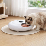 i.Pet Automatic Cat Feeder Wet & Dry Food 6 Compartments Per 150ml WiFi White