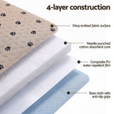 i.Pet Pet Training Pads Washable Dog Pee Pads Puppy Toilet Mat 183x183cm
