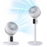 Devanti Pedestal Fan W/ Remote 3 Speed 12H Timer Height Adjustable Cooling Fan