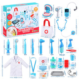 Keezi Kids Doctor Play Set Pretend Dentist Play Set Toy Medical Kits 30PCS