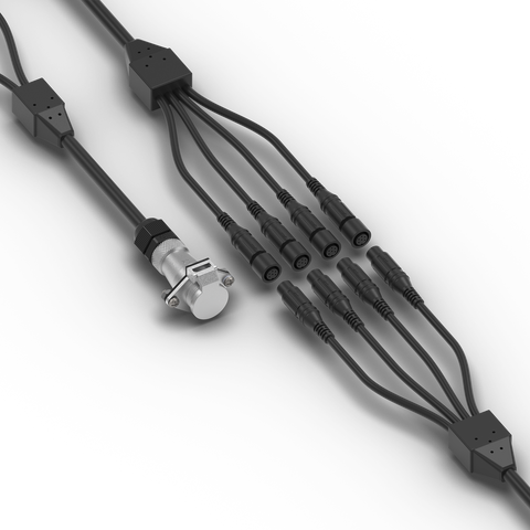 2 Channel Heavy-Duty Woza Connector Cable