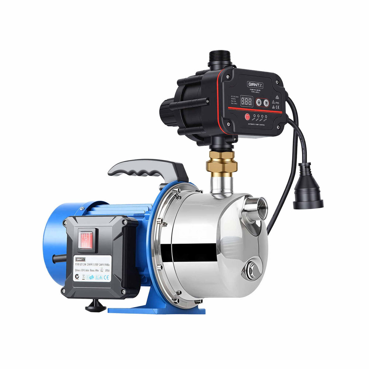 Giantz Garden Water Jet Pump Auto Controller 1100W Tank Rain Farm Irrigation