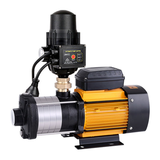 Giantz Garden Water Pump High Pressure 2000W Max 5-Stage Tank Irrigation Transfer Booster Pump Black