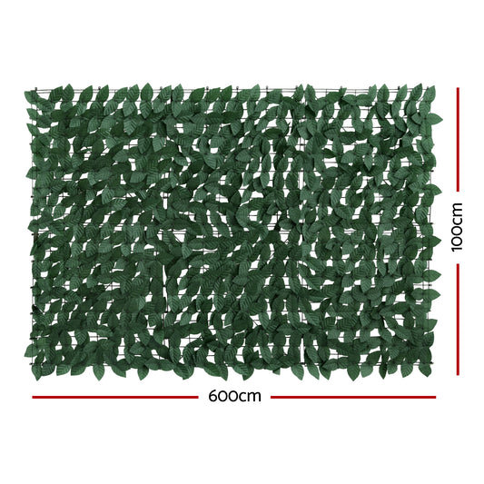 Gardeon Artificial Ivy Privacy Fence Screen Greenery Backdrop Panel for Balcony Patio Garden