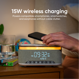 Pixbee Atmos 5-in-1 Alarm Clock with Charging Dock