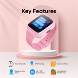 PIXBEE KIDS 4G VIDEO SMART WATCH WITH GPS TRACKING PINK