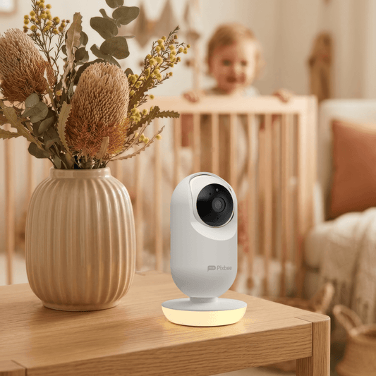Pixbee Portable HD Baby Camera with 5” Parent Monitor & Nightlight