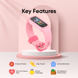 PIXBEE FIT KIDS WATCH PINK