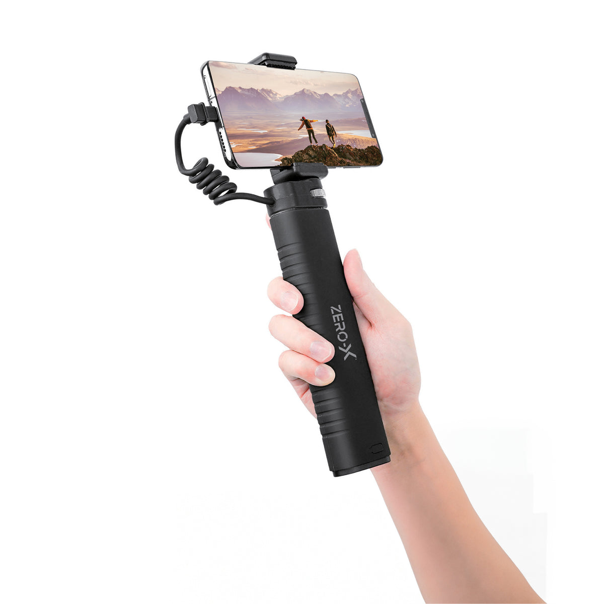 ZERO-X POWER XTEND ACTION CAMERA & PHONE EXTENSION ARM WITH POWER BANK