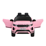 Rigo Ride On Car Kids Electric Ride On Cars Land Rover Licensed 12V Pink