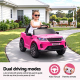 Land Rover Ride On Car Kids SUV 12V Kids Electric Car Remote Control Pink