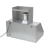 Devanti 900mm Range Hood 3-Speed Fan LED Display Remote Control