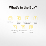 PARKMATE 5.0” Wireless Monitor & Solar Powered Camera Package