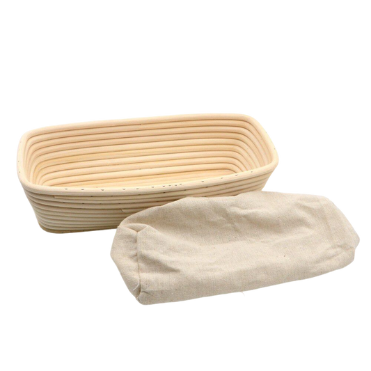 Brunswick Baker by Classica Rectangular Banneton with Lining