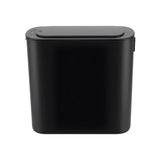 Devanti Automatic Trash Bin with Lid 11L Motion Sensor Kitchen Bin Touchless Garbage Can Modern Black Plastic Slim Rubbish Bin with Liner Holder for Kitchen, Home, Office