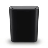 Devanti Automatic Trash Bin with Lid 25L Motion Sensor Kitchen Bin Touchless Garbage Can Plastic Slim Rubbish Bin with Liner Holder for Kitchen, Home, Office, Black