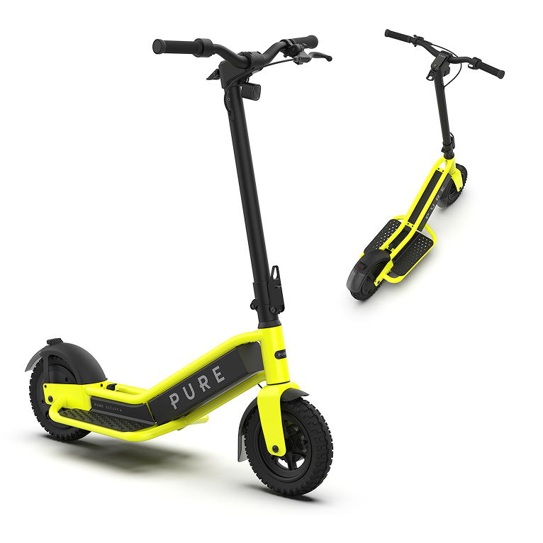 PURE ESCAPE+ YELLOW 900W MAX POWER 50KM RANGE