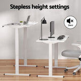 Artiss 120cm Electric Standing Desk with Mini Peal Exercise Bike Home Office