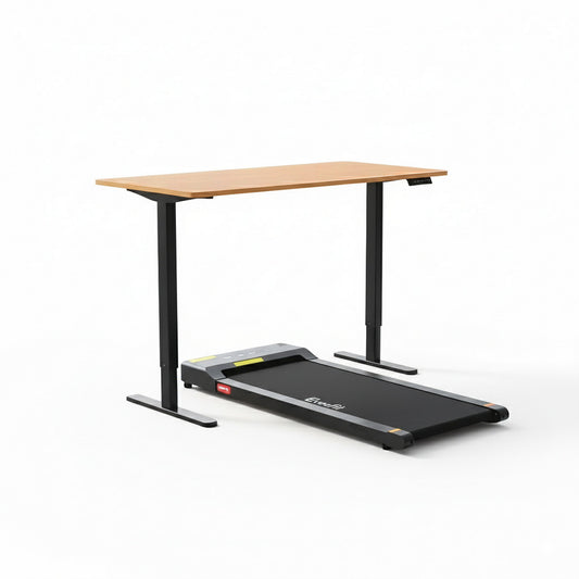 Artiss Electric Treadmill with 120cm Automatic Standing Desk Walking Pad 400mm